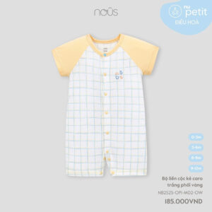 Nous Baby Bộ liền cộc, bodysuit bé trai bé gái mềm mát xuân hè xinh xắn